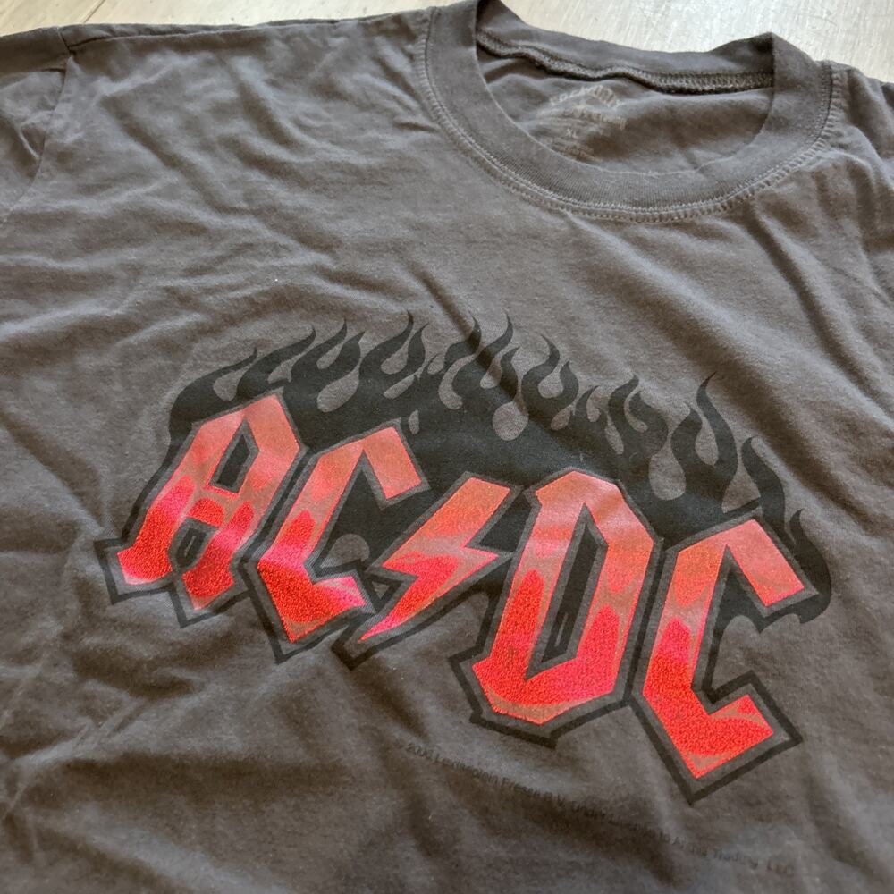 Kiss Pink Floyd AC/DC Band T Shirt Lot of 3 Gray Tie Dye Sz XL 1X Grunge - Picture 7 of 9